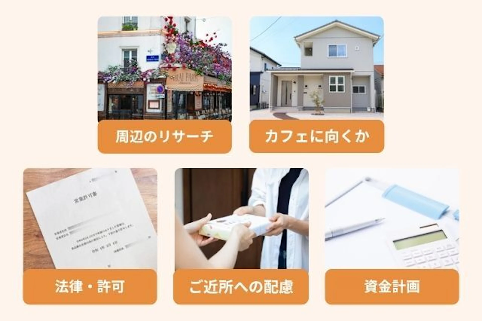 自宅カフェの開業前に確認すること