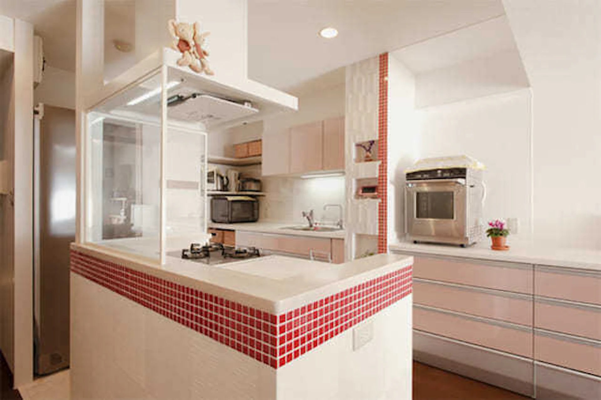 事例4 クリナップ『クリンレディ』&可愛い腰壁を導入