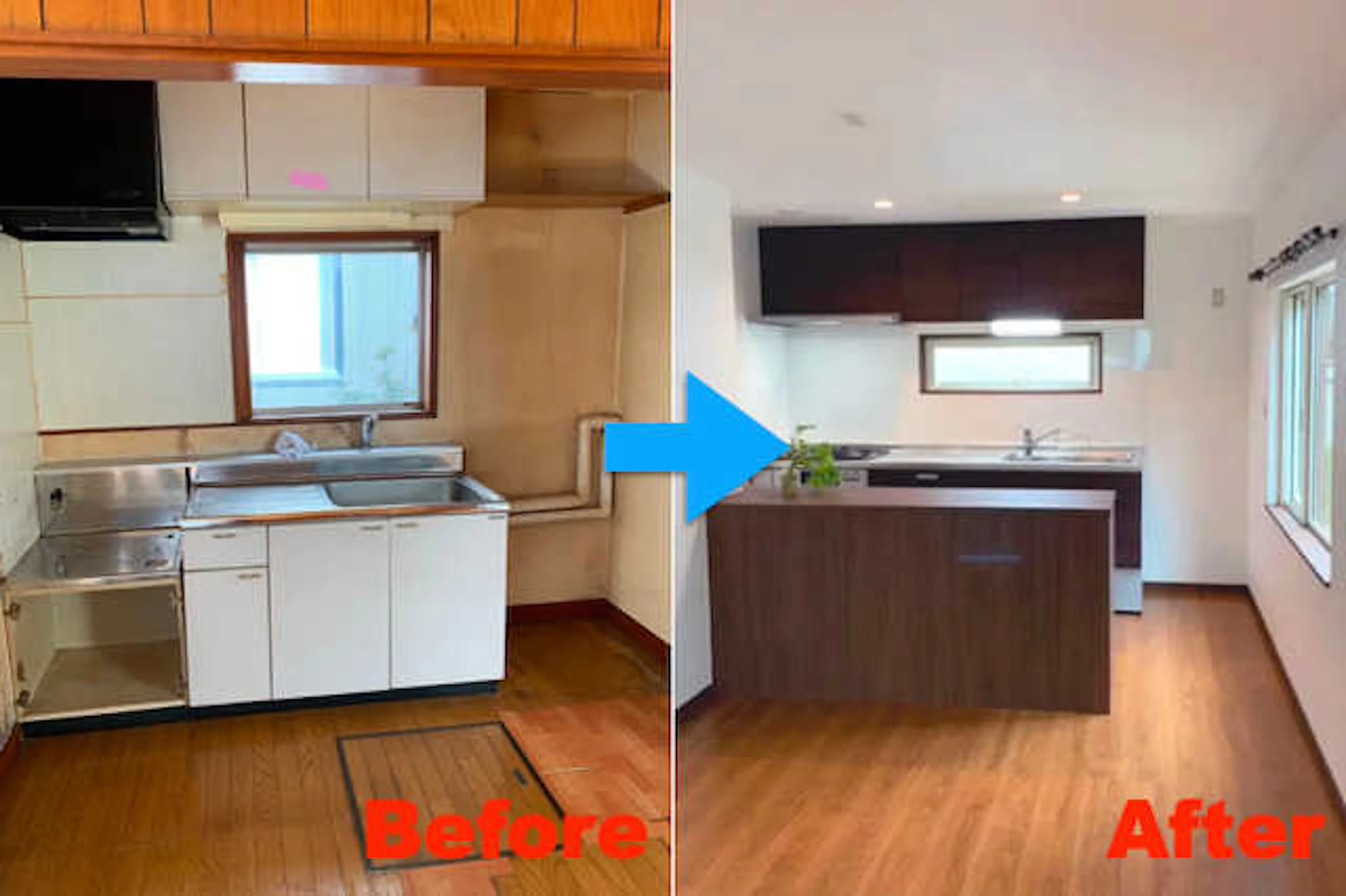 【事例5】 リビング・洗面所などをフルリフォーム