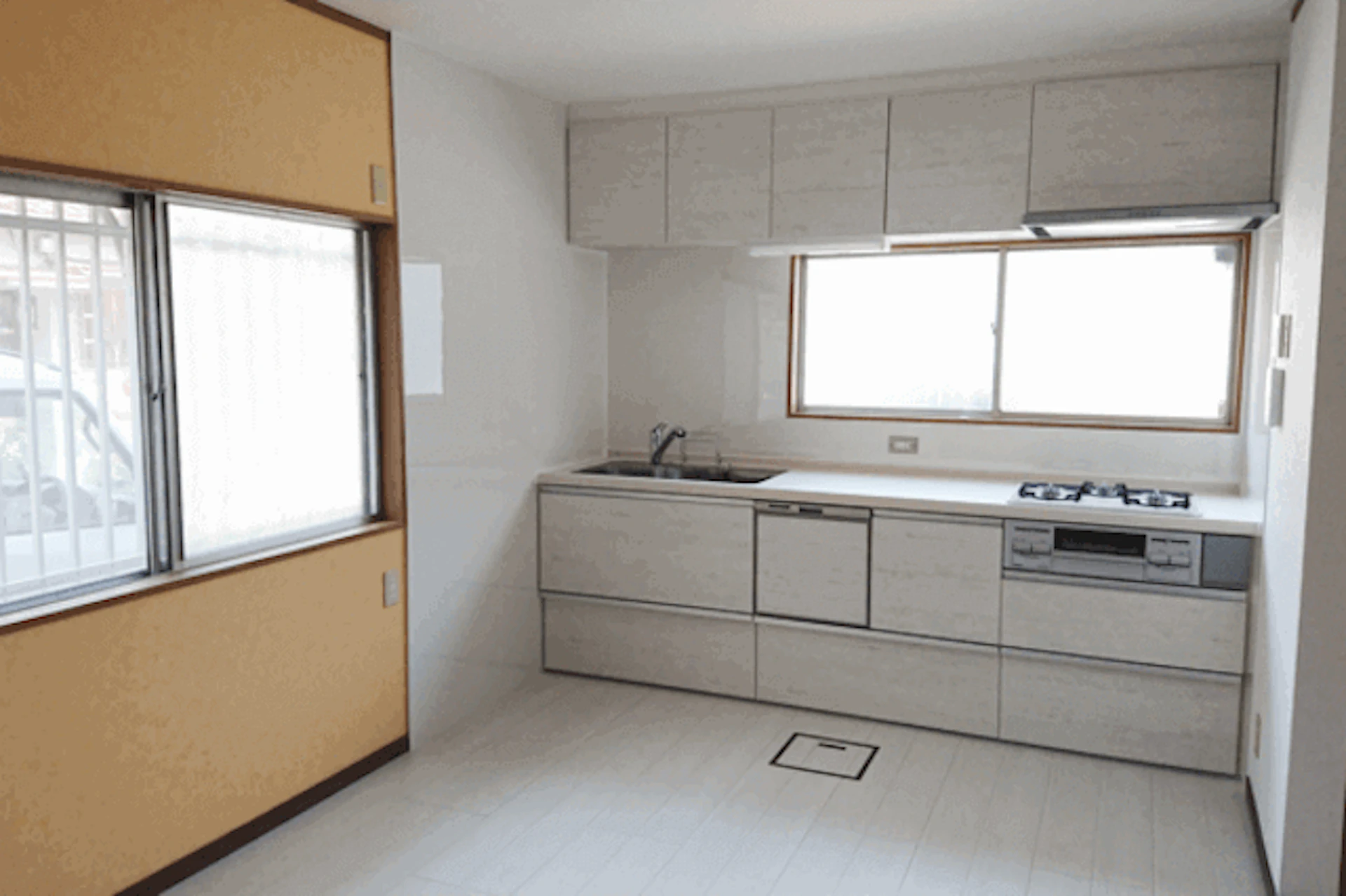 L型だったキッチンを、使い慣れたI型へとリフォーム