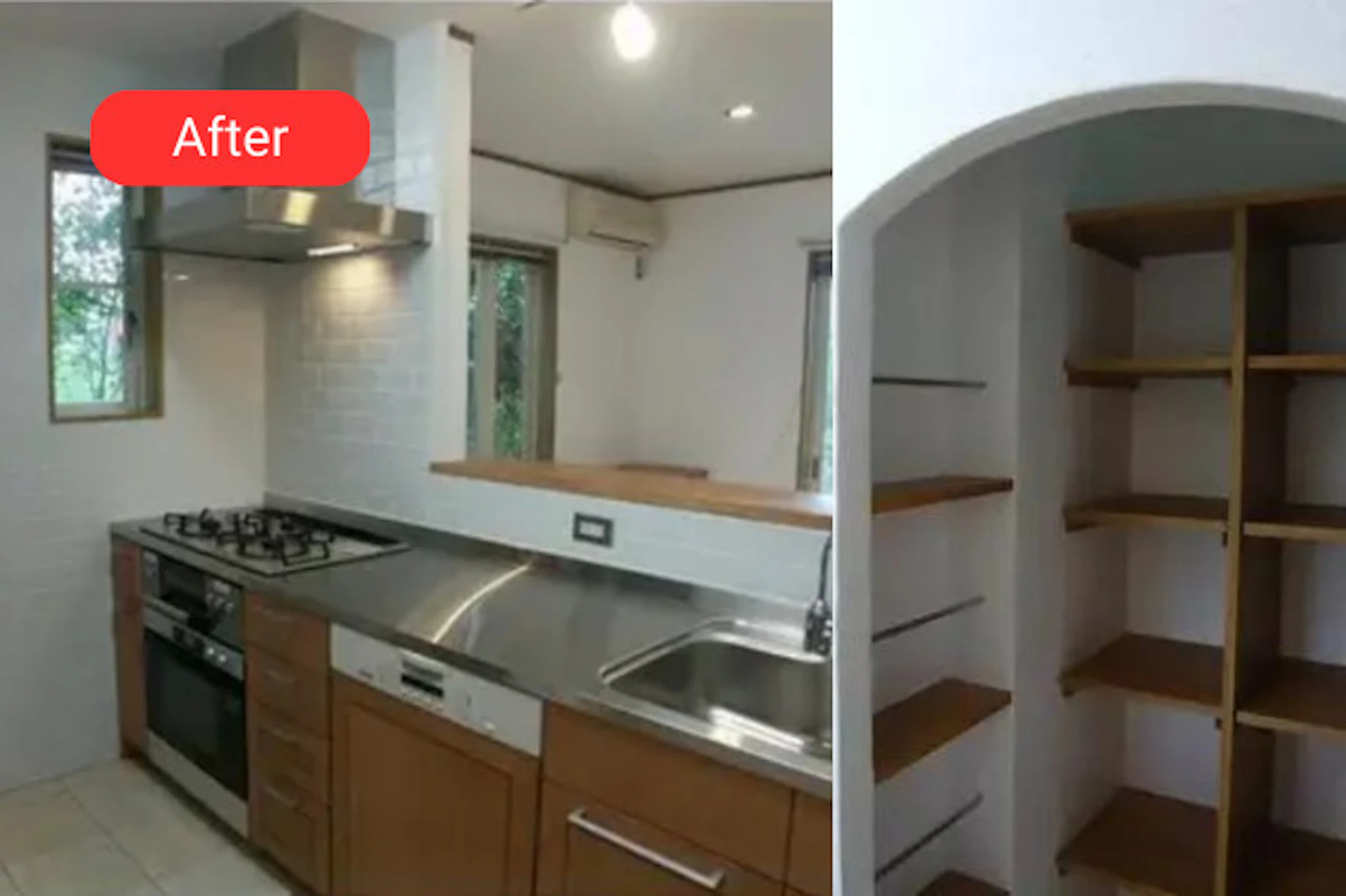 事例3 開放的なキッチンとパントリーでお気に入りの空間に