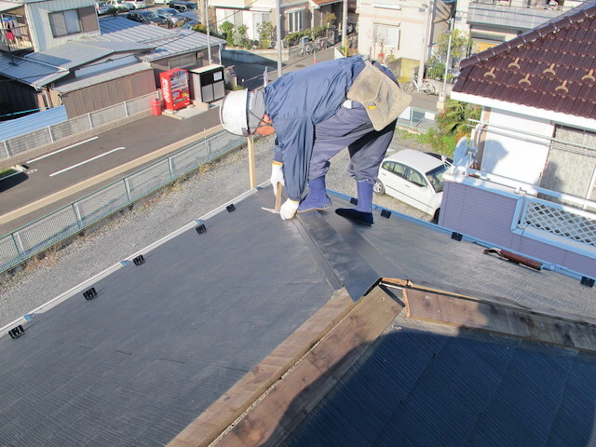 棟板金の工事をする業者