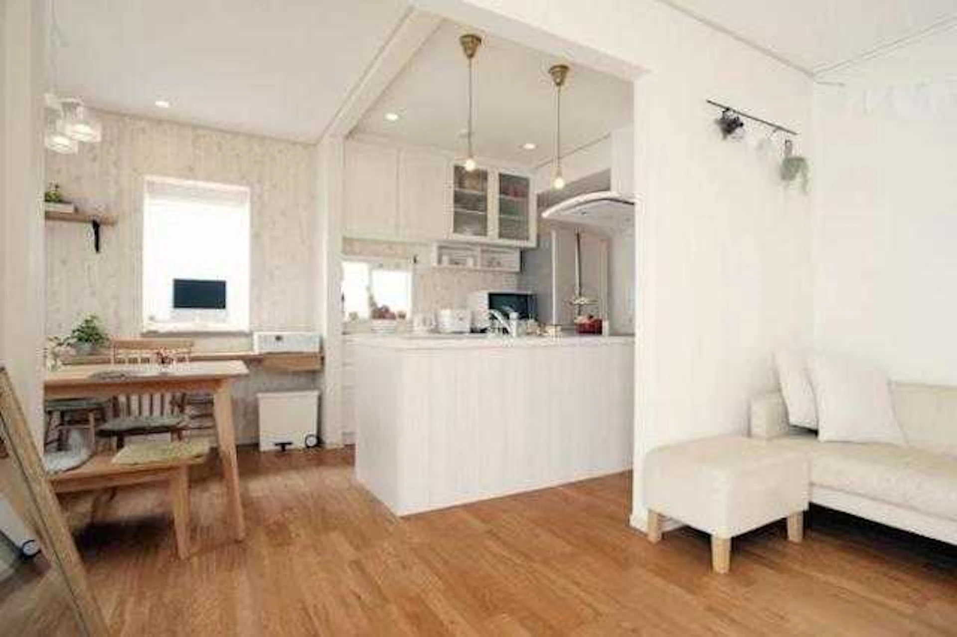 5人家族がゆったりできる、フレンチカントリー風のLDK