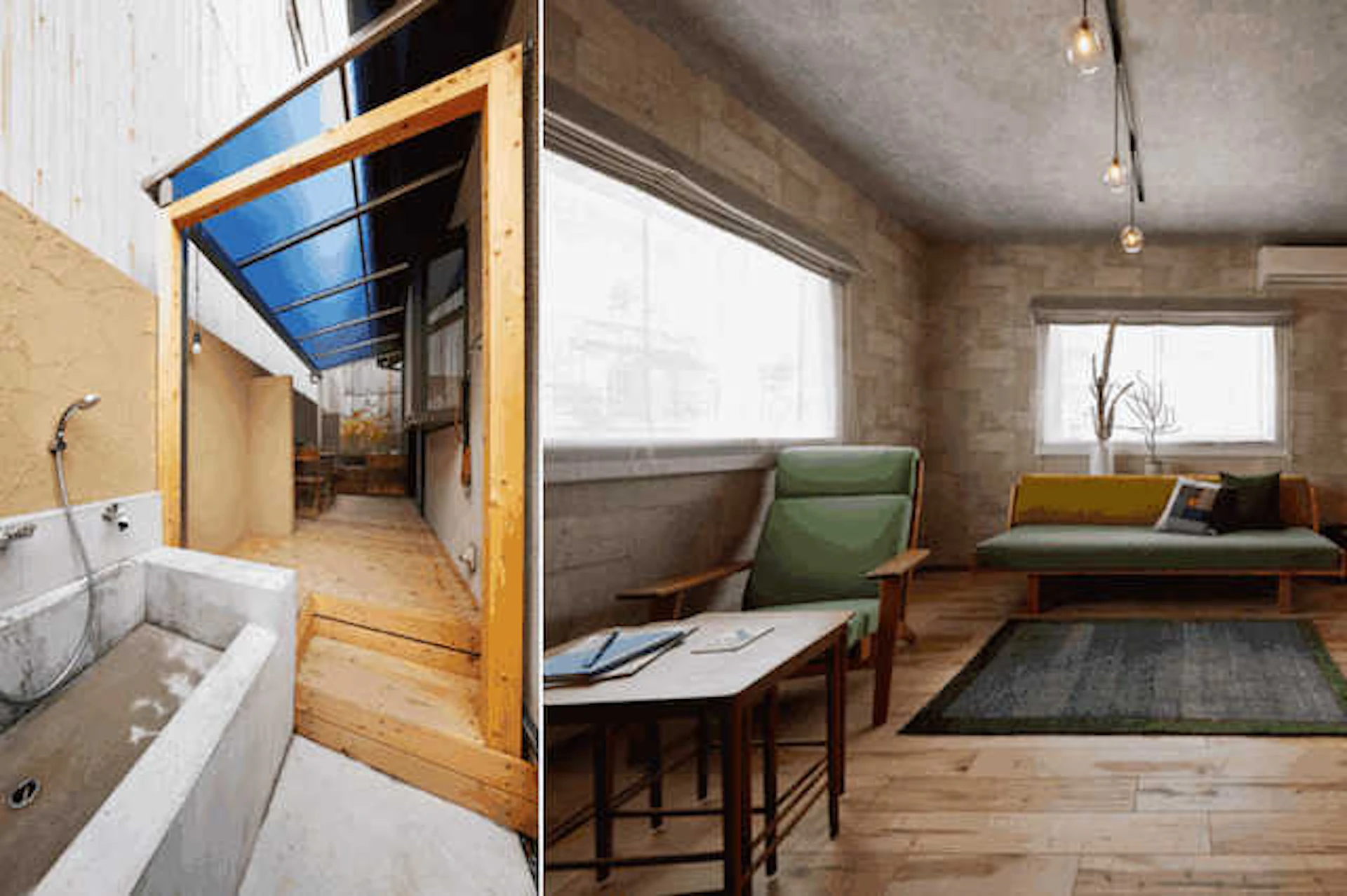 事例4 無垢フローリング・ウッドデッキ・足の洗い場などがある住まい