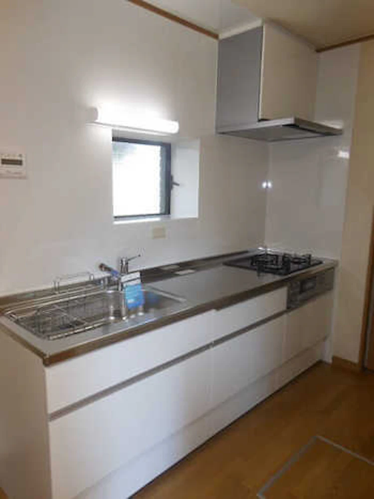 事例1 吊戸棚がなくなりスッキリとしたキッチン