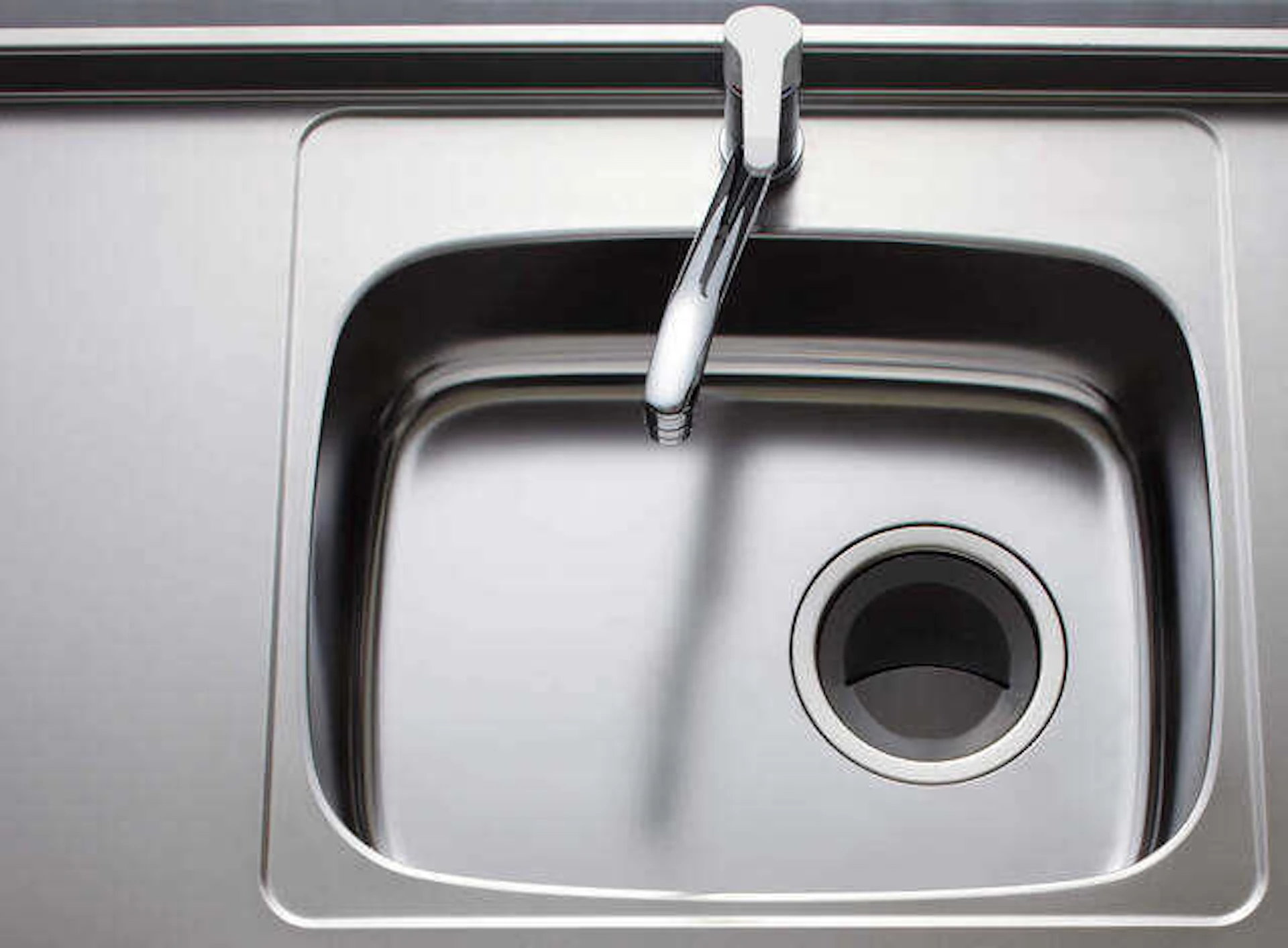 2サイズから選べるステンレスシンク