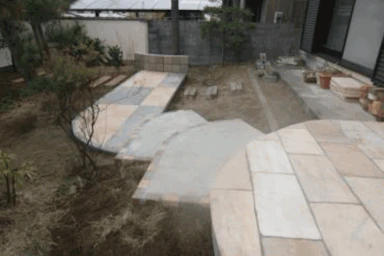 ガーデニングが出来るお庭へ