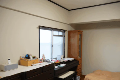 2部屋を1部屋に改装