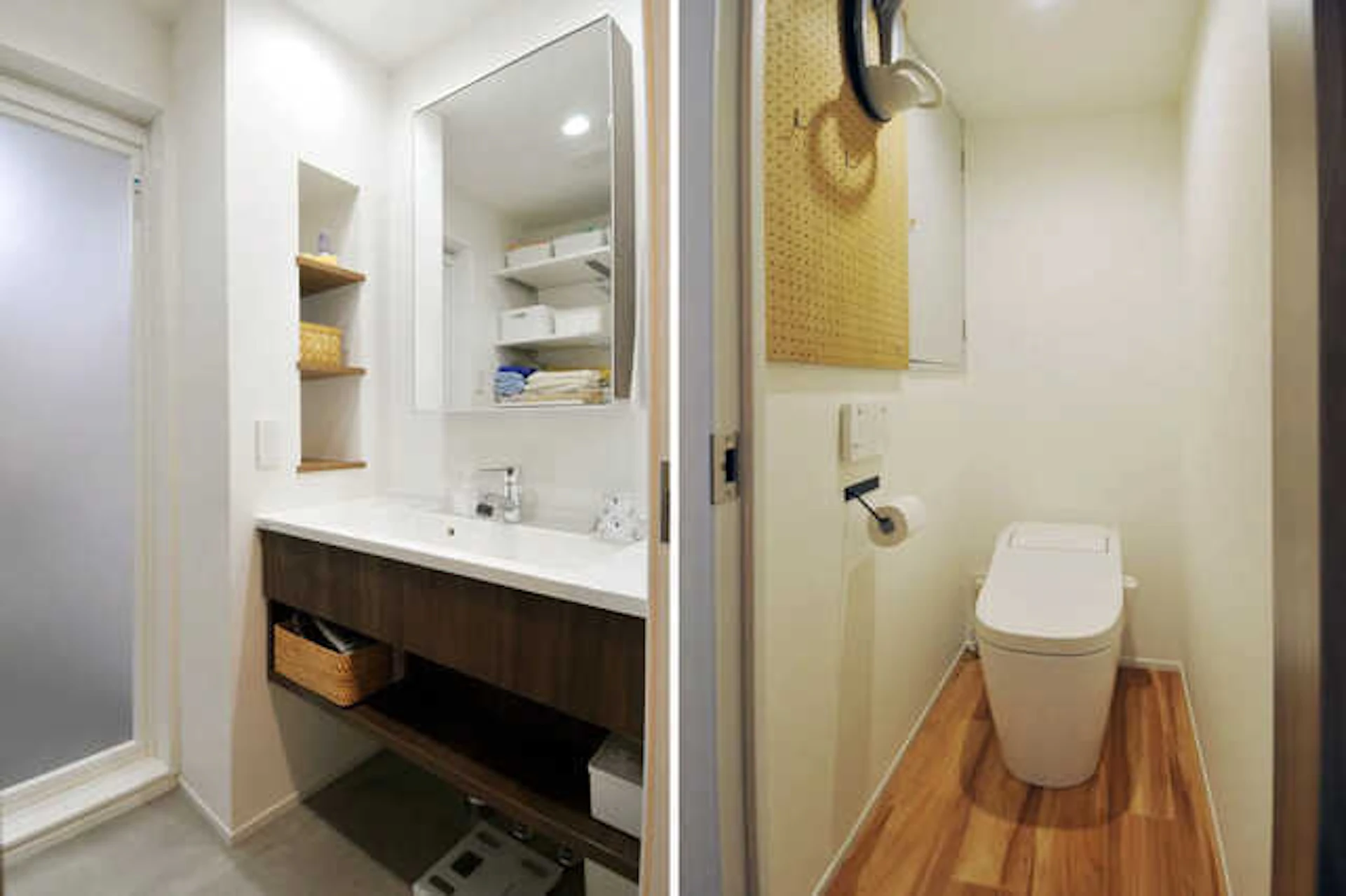 洗面所とトイレ