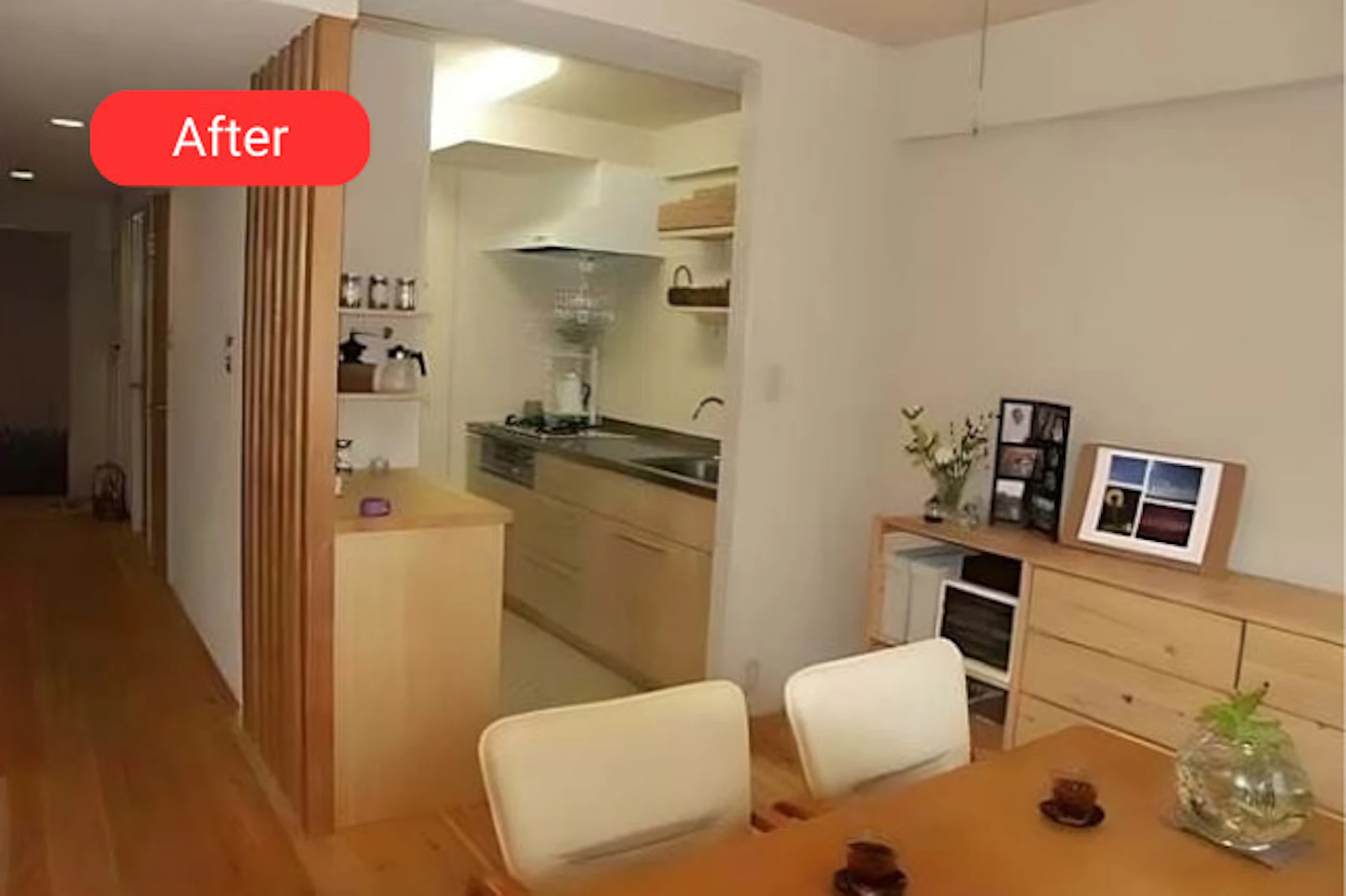 事例2 オリジナルキッチン施工＆収納も造作