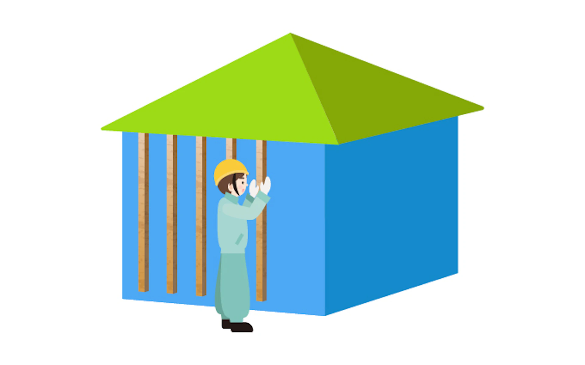 サイディング外壁の作り方