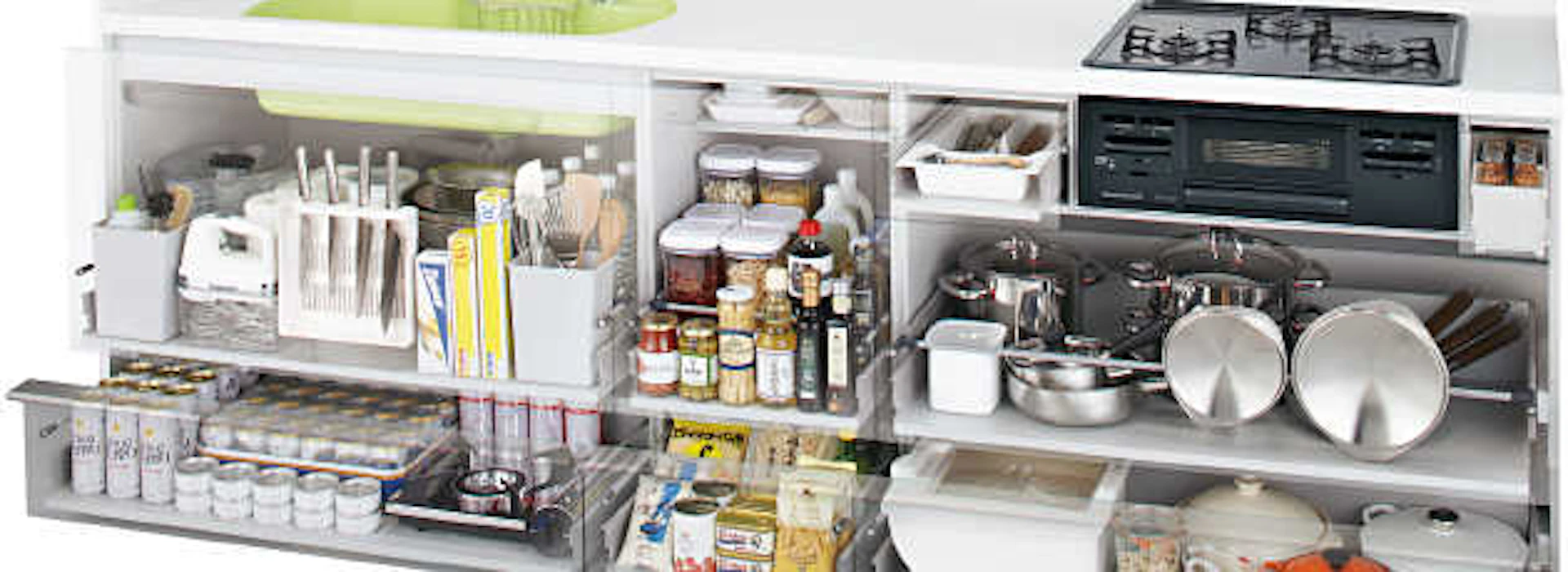 キッチン下の大容量収納