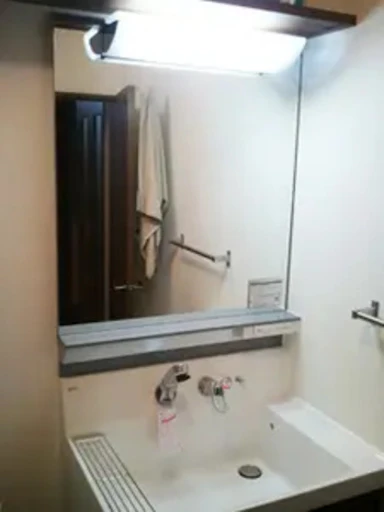 【13万円】シックな洗面台へ交換リフォーム