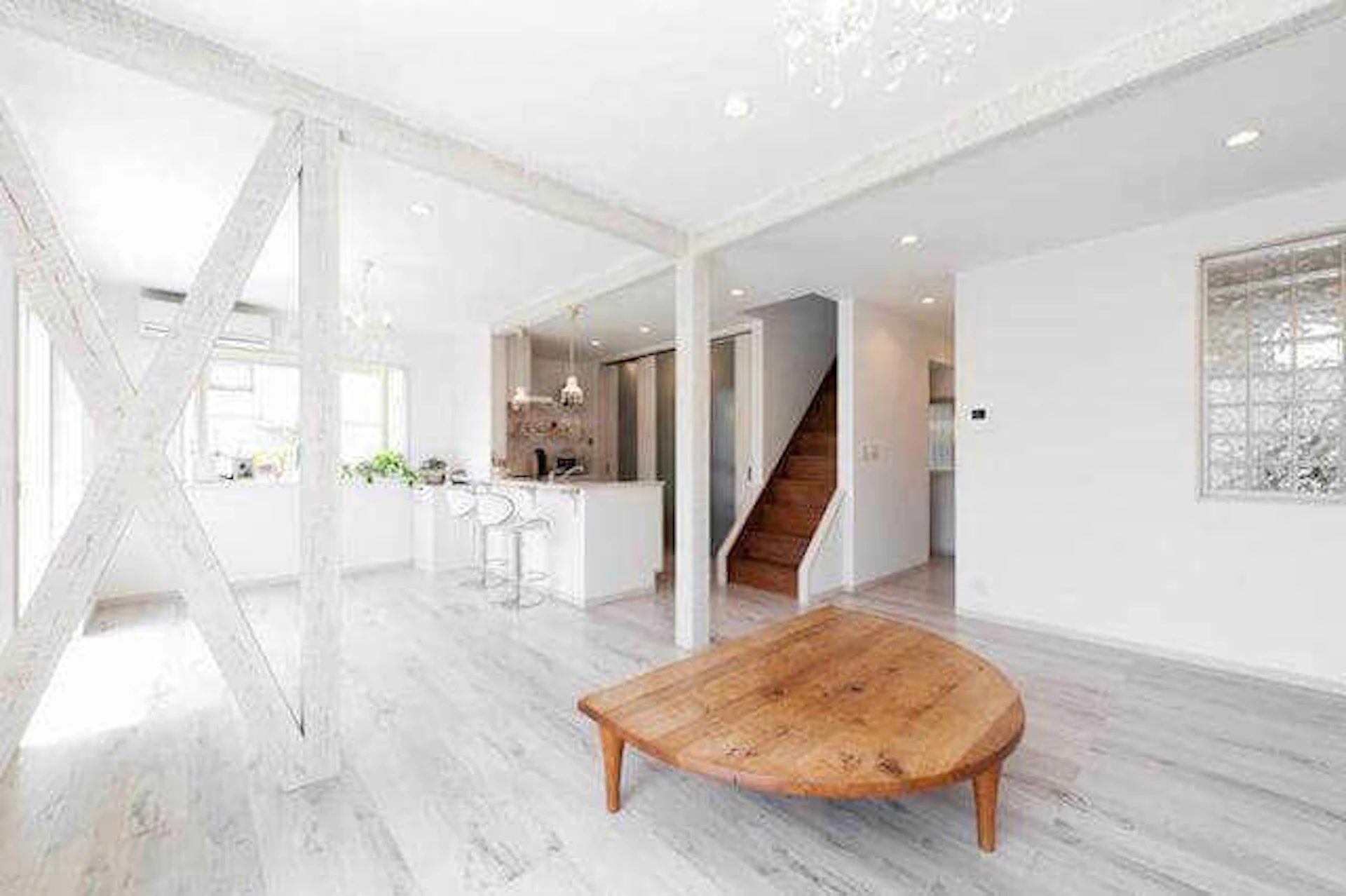 床とのコーディネートも楽しんで