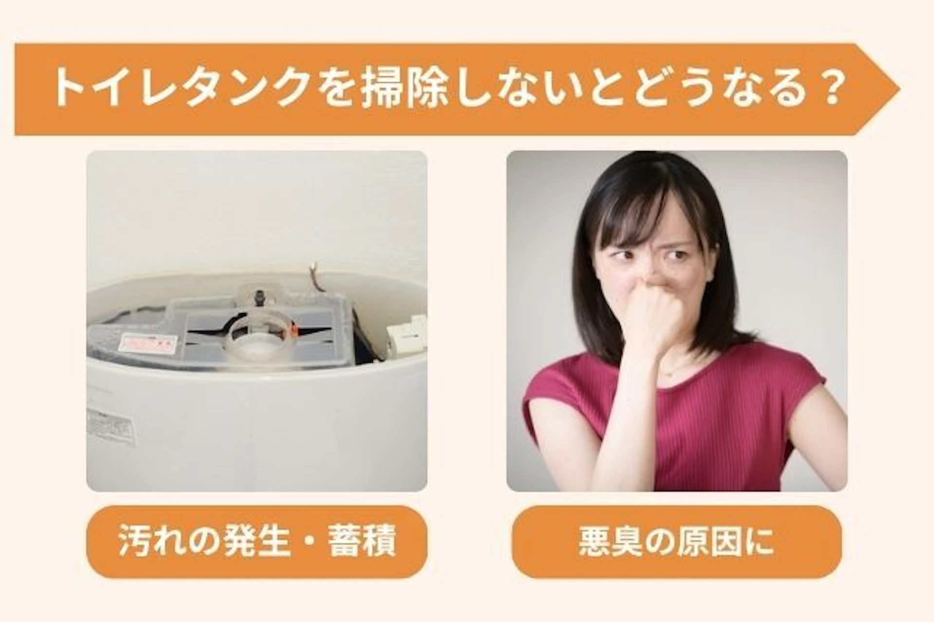 トイレタンクを掃除せずに放置するとどうなる？
