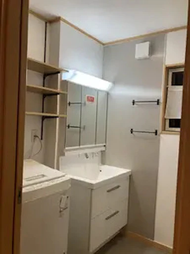 【55万円】洗面台リフォームで収納力もUP