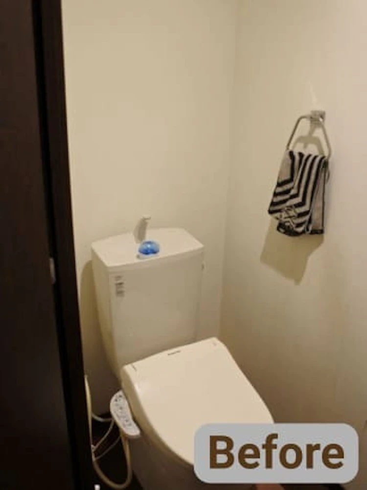 株式会社リメイクの事例 フローティングトイレ Before