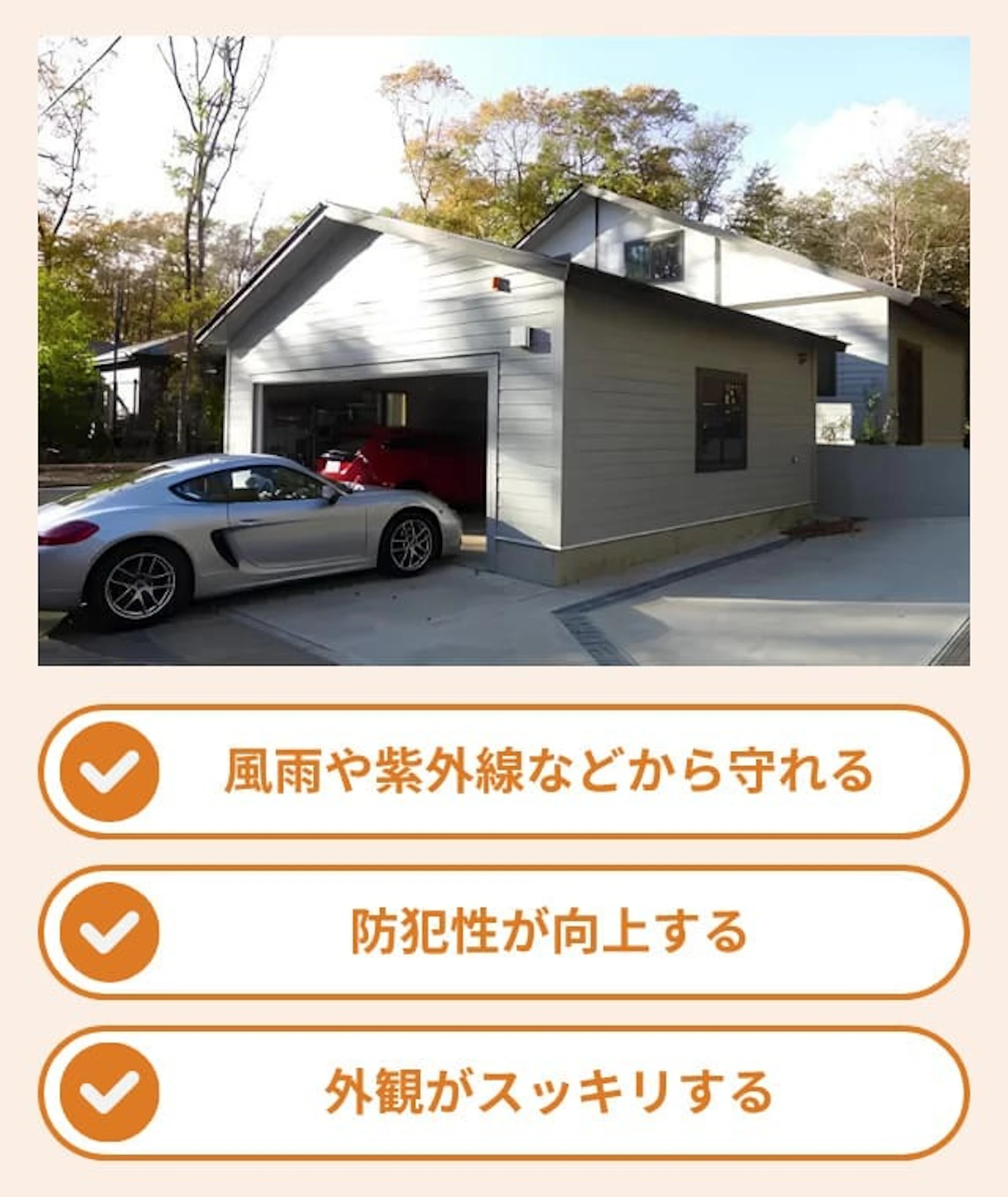 ガレージシャッターを後付けするメリット