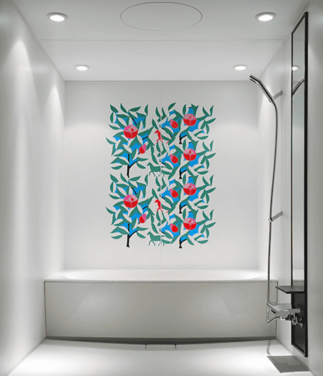 壁面のデザインバリエーションは、3テーマ39種類と豊富