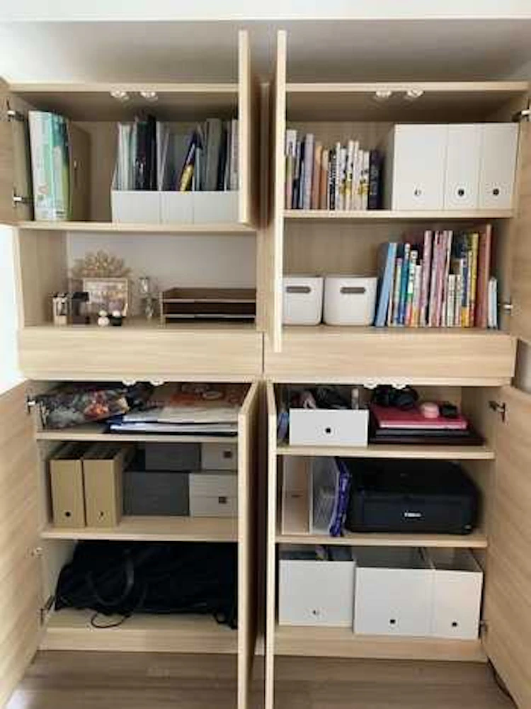 リビング収納NG例④:とりあえず収納している