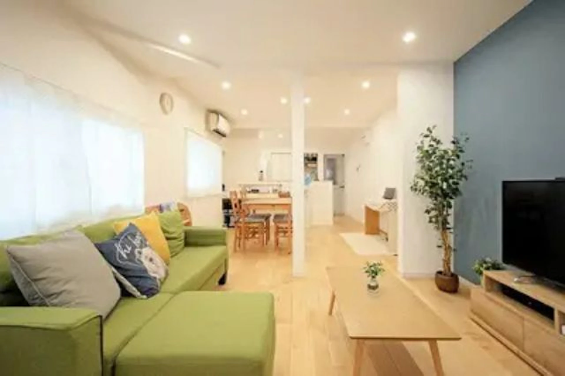 木の温かみ溢れるLDK