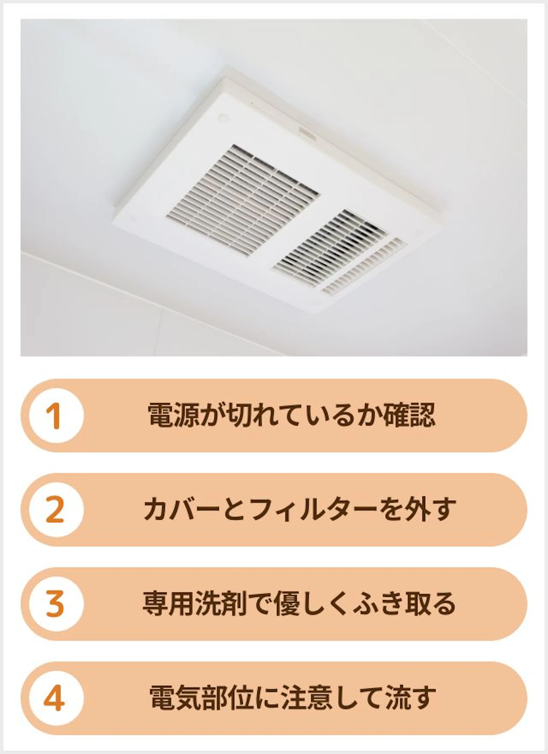 換気扇の分解清掃：安全な手順と注意点