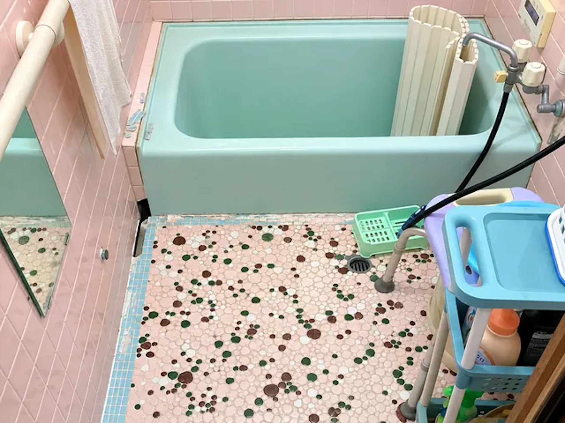 在来工法の浴室