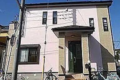 縦のラインで塗り分け