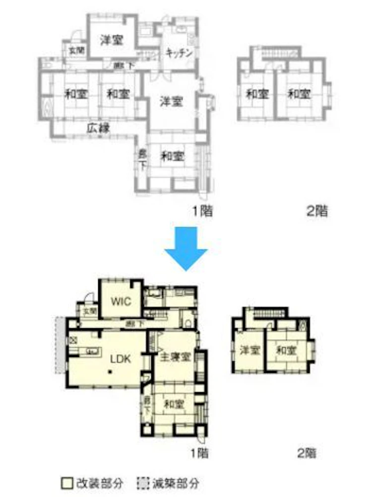 間取りを見直し、明るく快適な住まいへ