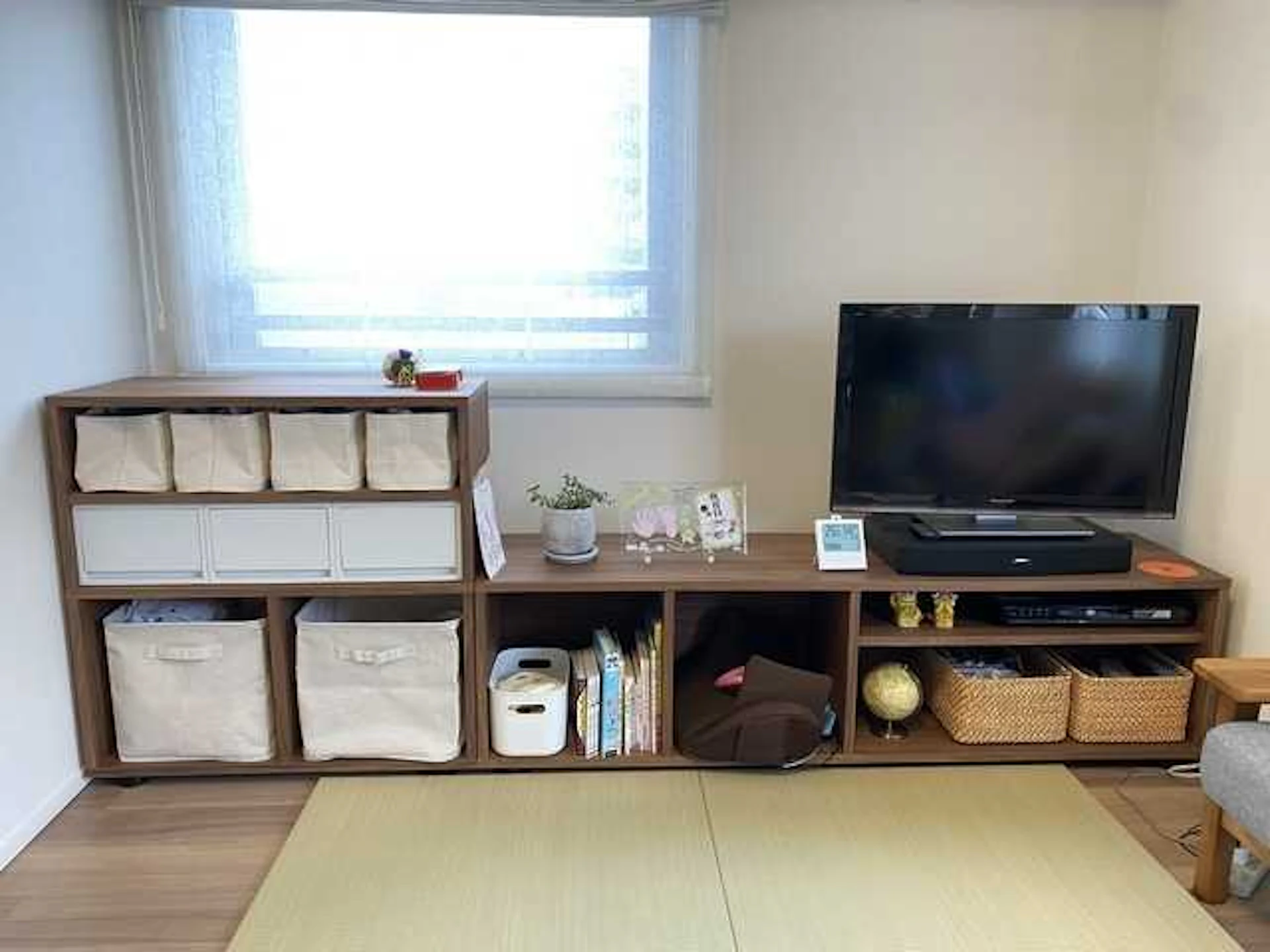 リビング収納NG例①:収納が不足している