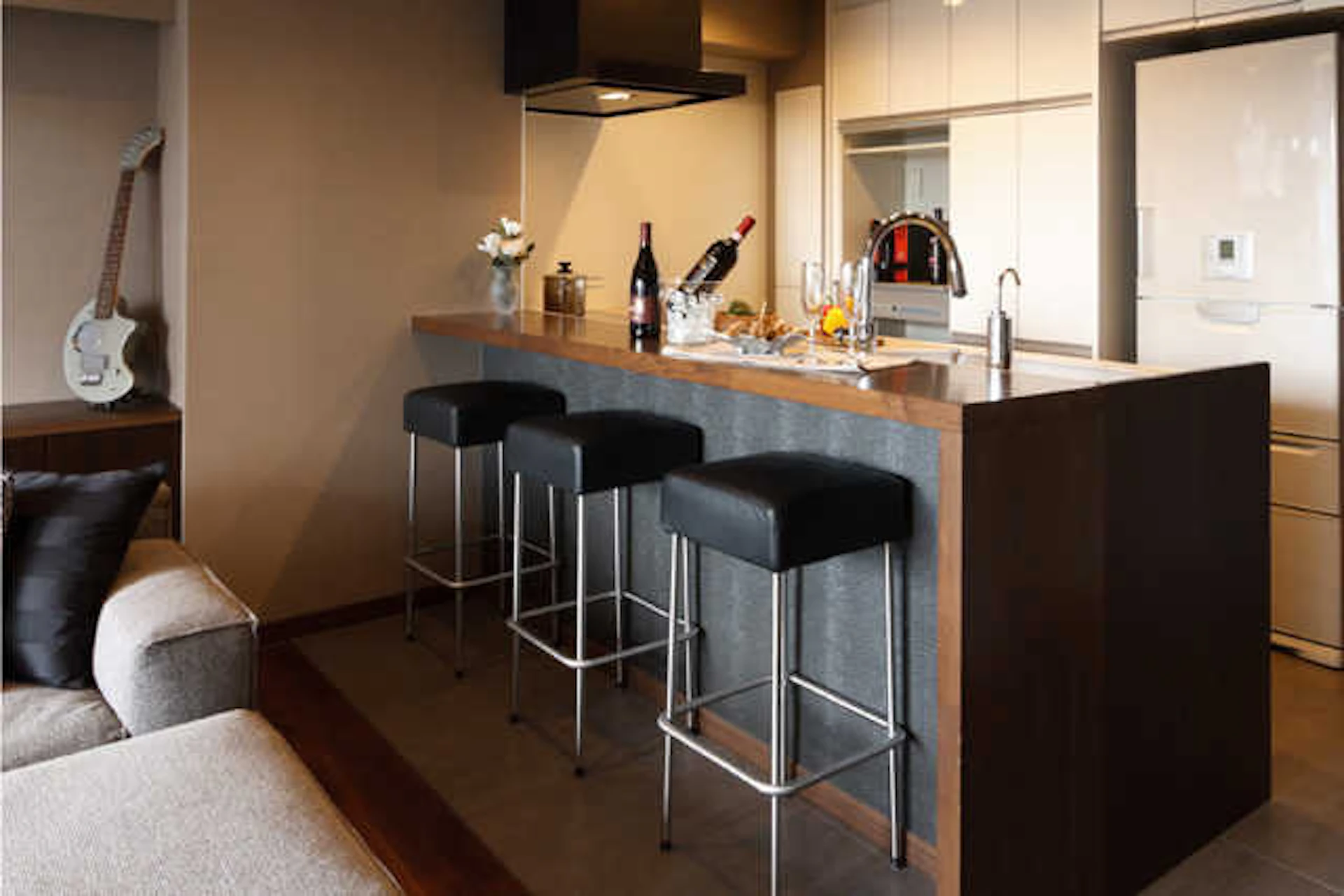 キッチンカウンターの活用術＆オシャレなコーディネート