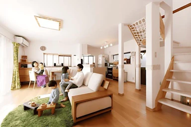 [300万円] 憧れのリビング階段