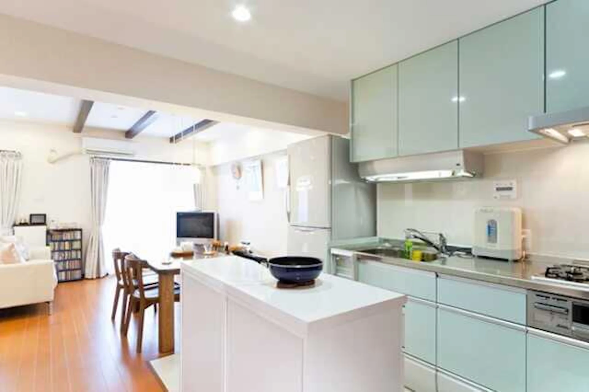 3. キッチンが空間全体に占める割合も考える