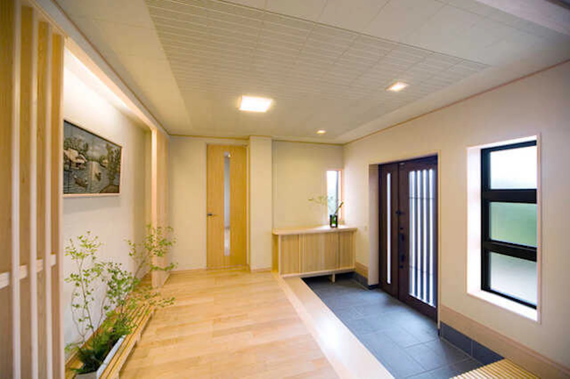 縦格子で上質な雰囲気に