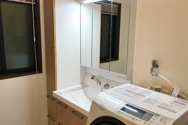 [15万円] 収納量が豊富な洗面台に取り替え
