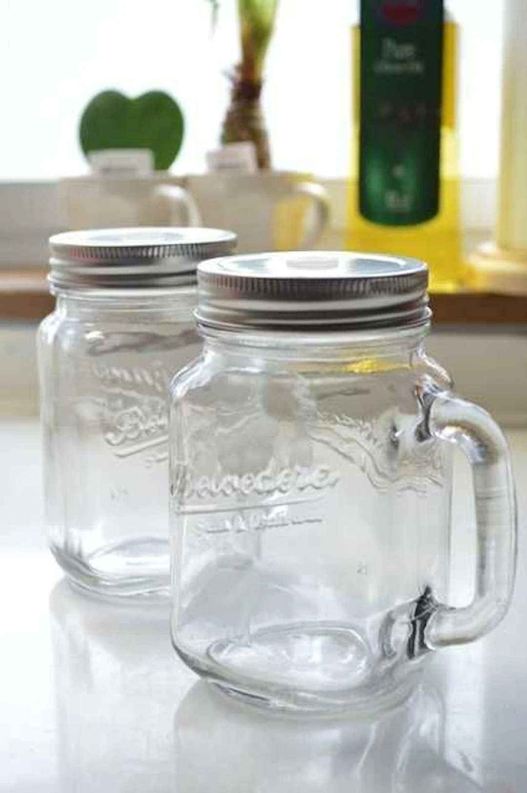 2つのメイソンジャー