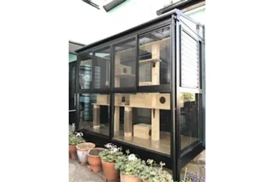 猫ちゃんが快適に過ごせるサンルームを設置