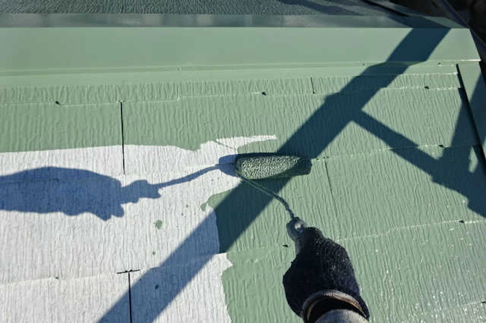 スレート屋根を塗装した事例