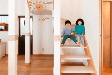 憧れのリビング階段