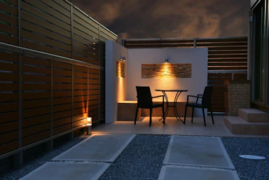 リゾートのようなプライベートガーデン