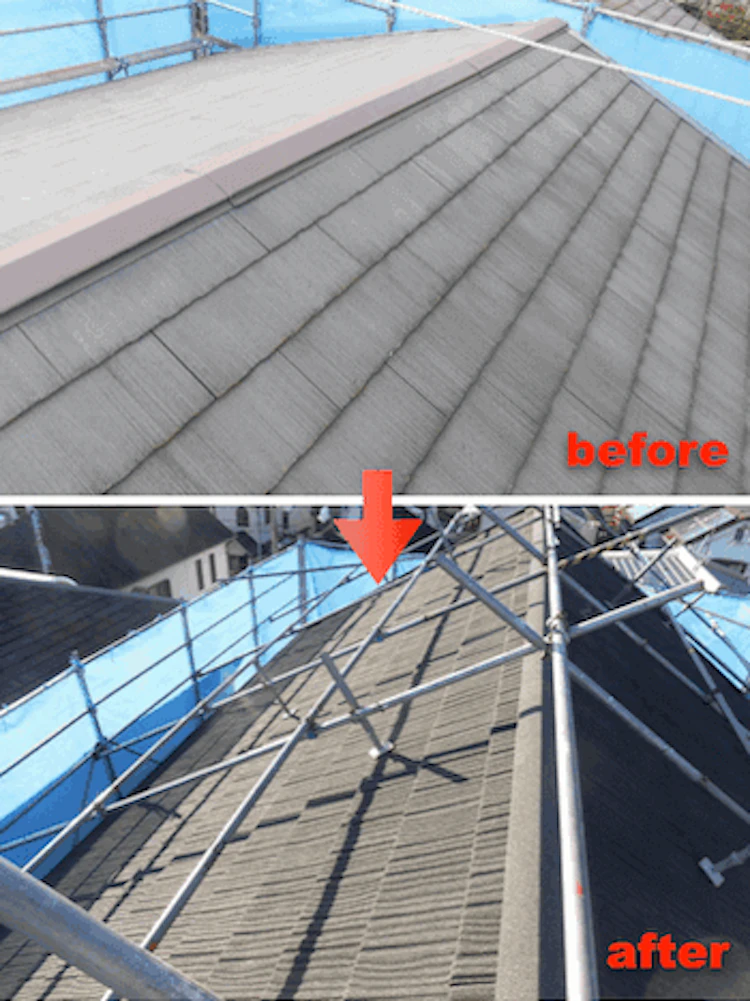 T・ルーフ ヨーロピアン調の外観にマッチ