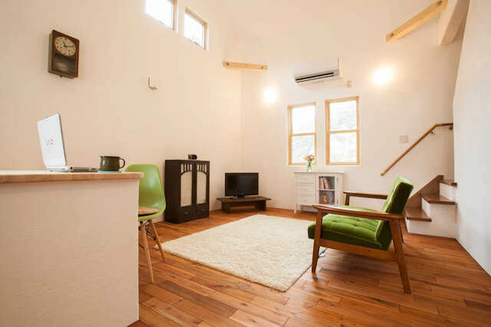 天井を高くする