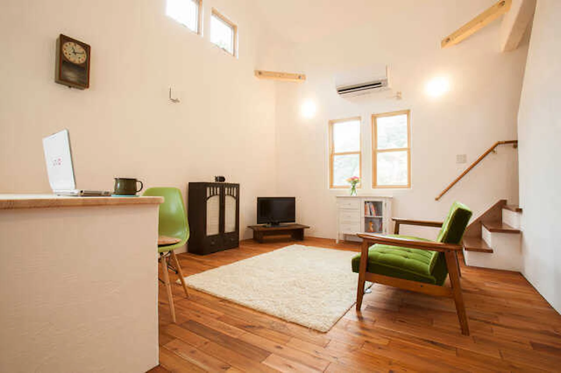 天井を高くする