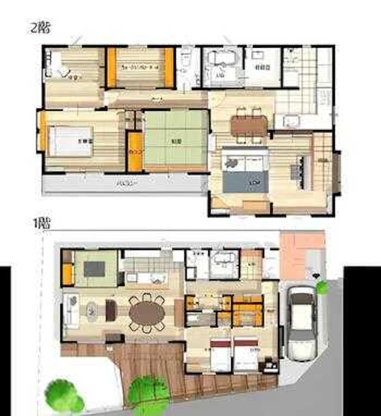 スケルトンリフォーム施工後の間取り図