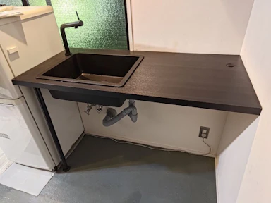 兼用シンクの改装