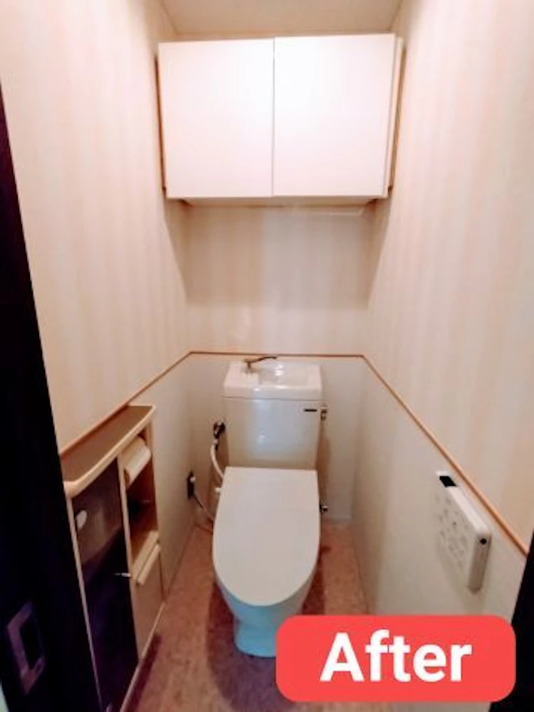 リフォーム後の節水トイレ