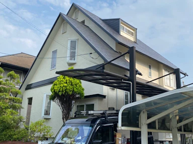 【100〜150万円】屋根と外壁で塗料を使い分け塗装