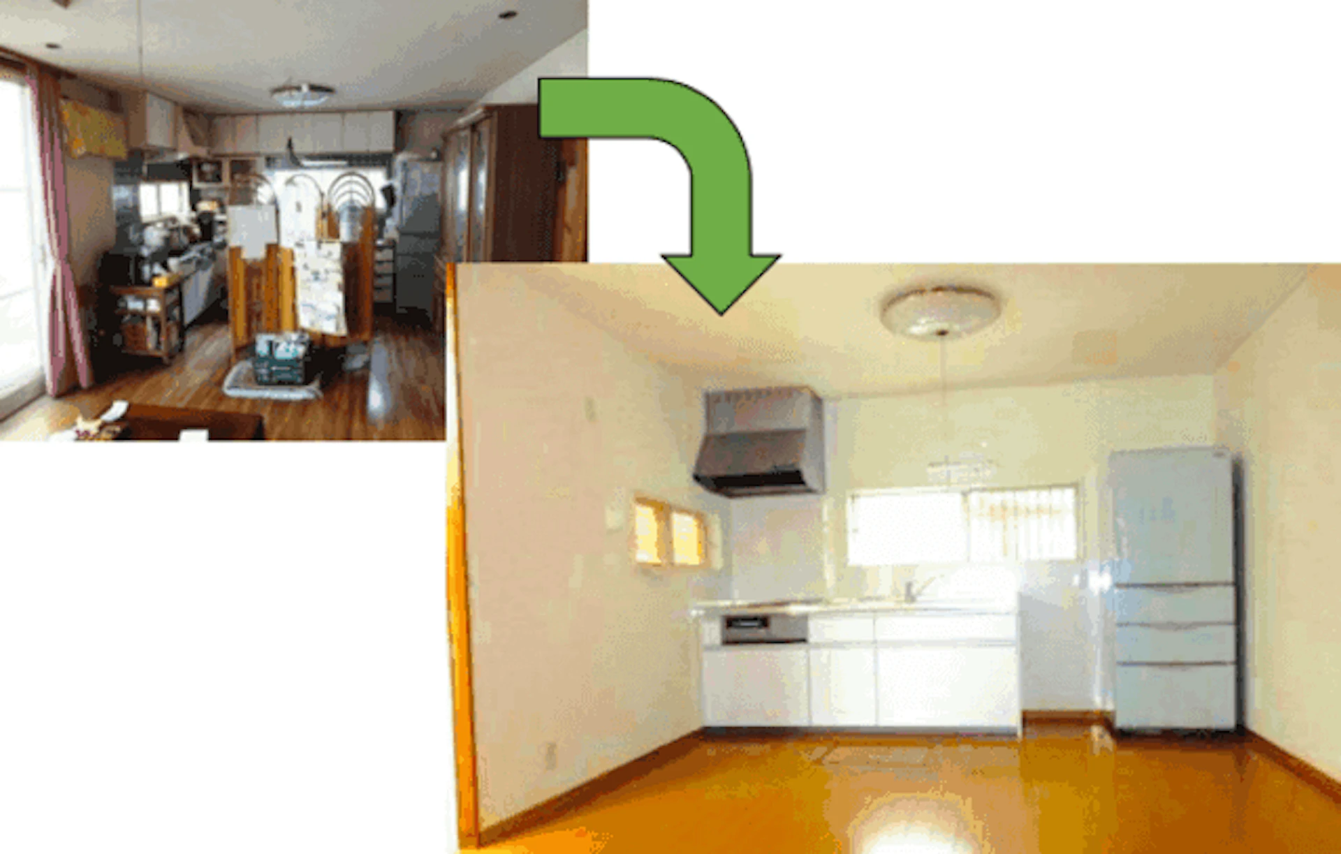 不要な部分をなくしたリフォーム