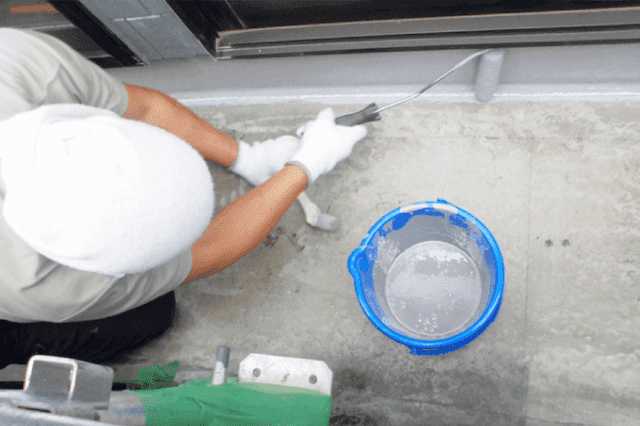 防水塗装の構造と塗装手順