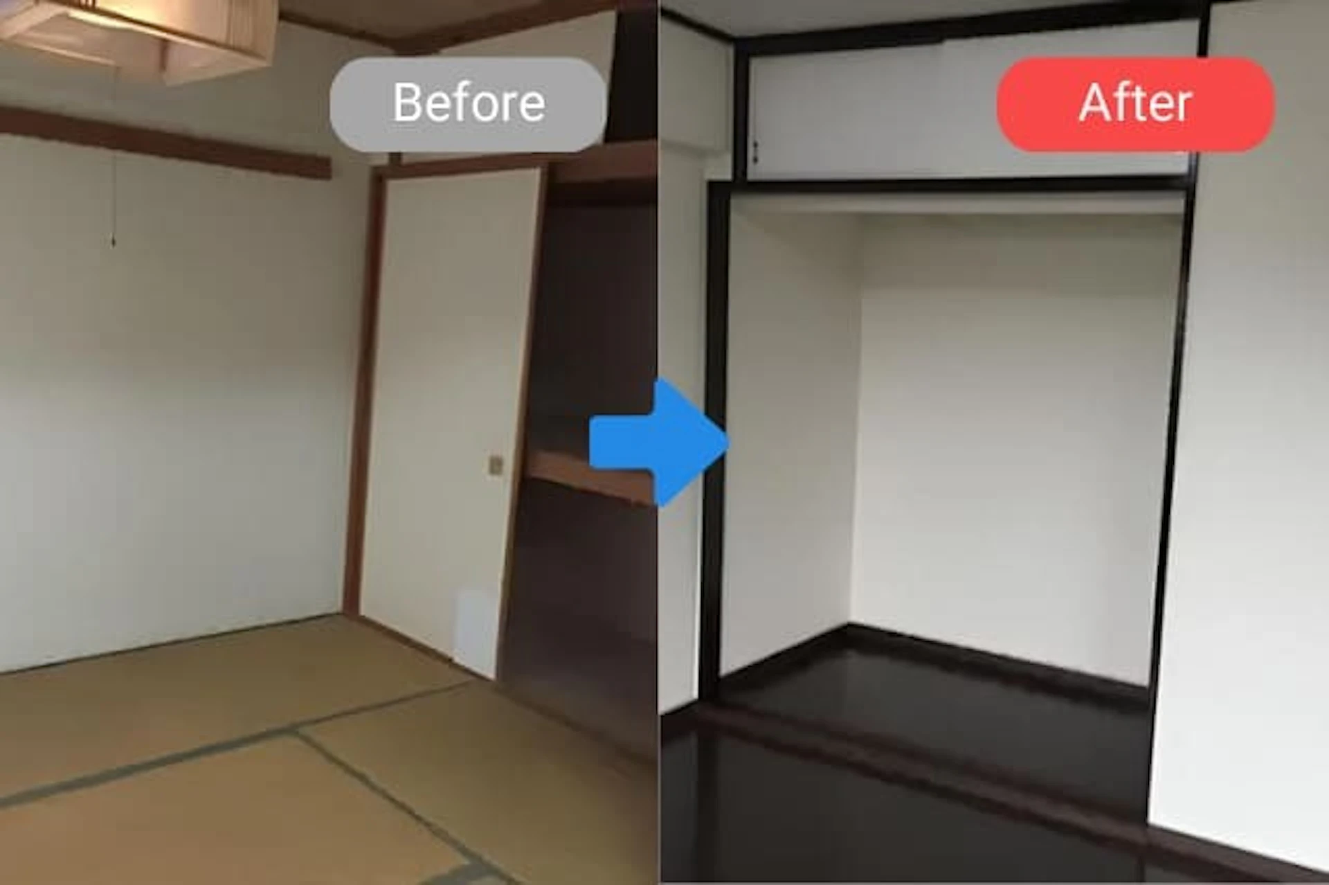 マンションの和室を洋室へフルリフォーム